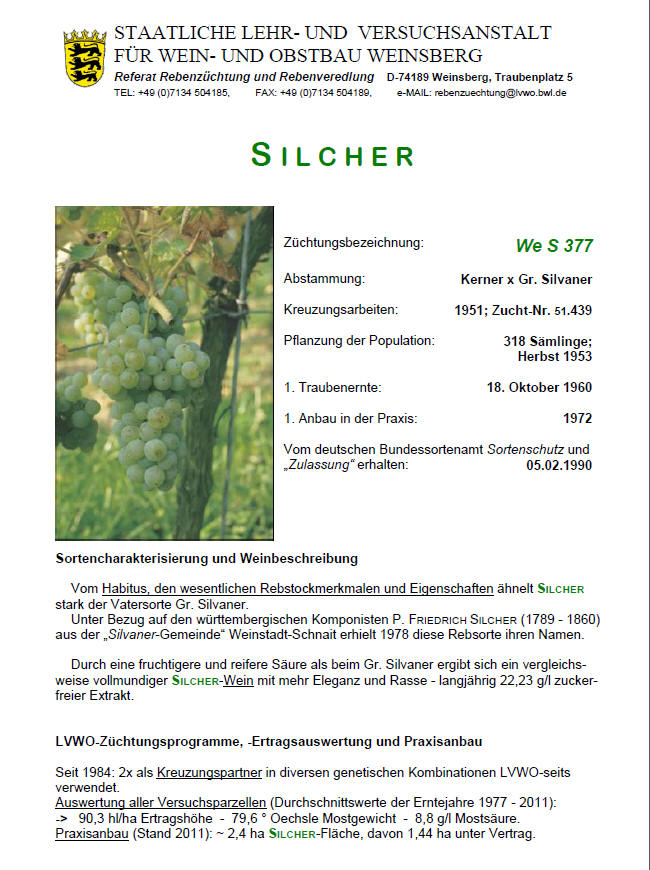 Silcher - Rebschule Müller